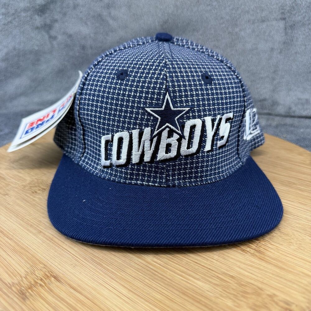 Dallas Cowboys Vtg Hat Cap Diamond Strap Back Boys One Size Blue Logo Athletic